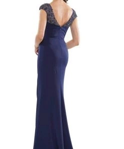 Marsoni By Colors - MV1133 Crystal Beaded Sheath Gown