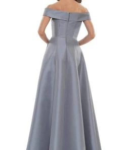 Marsoni By Colors - MV1138 Off Shoulder Beaded A-line Gown 11 Marsoni By Colors - MV1138 Off Shoulder Beaded A-line Gown