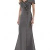 Marsoni By Colors - MV1140 Off Shoulder Trumpet Evening Dress