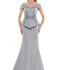 Marsoni By Colors - MV1141 Fitted Trumpet Evening Dress
