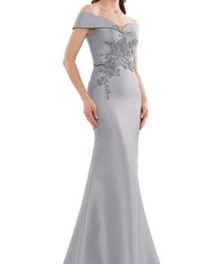 Marsoni By Colors - MV1142 Off Shoulder Mermaid Evening Dress 20 Marsoni By Colors - MV1142 Off Shoulder Mermaid Evening Dress
