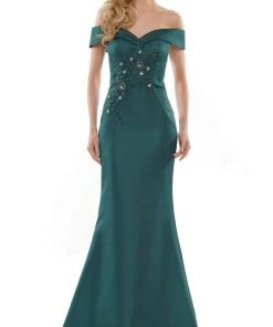 Marsoni By Colors - MV1142 Off Shoulder Mermaid Evening Dress 16 Marsoni By Colors - MV1142 Off Shoulder Mermaid Evening Dress