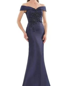 Marsoni By Colors - MV1142 Off Shoulder Mermaid Evening Dress 18 Marsoni By Colors - MV1142 Off Shoulder Mermaid Evening Dress