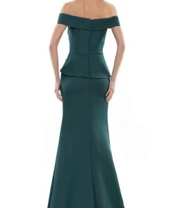 Marsoni By Colors - MV1143 Off Shoulder Slit Evening Dress 13 Marsoni By Colors - MV1143 Off Shoulder Slit Evening Dress