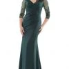 Marsoni By Colors - MV1146 Formal Pleated Bod Sheath Gown