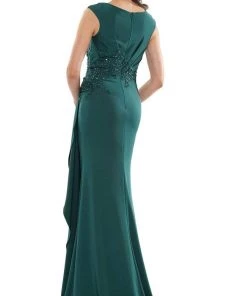 Marsoni By Colors - MV1148 V Neck Sleeveless Sheath Dress