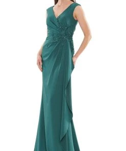 Marsoni By Colors - MV1148 V Neck Sleeveless Sheath Dress