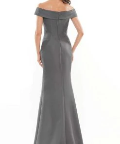 Marsoni By Colors - MV1153 Draped Off Shoulder Gown 7 Marsoni By Colors - MV1153 Draped Off Shoulder Gown