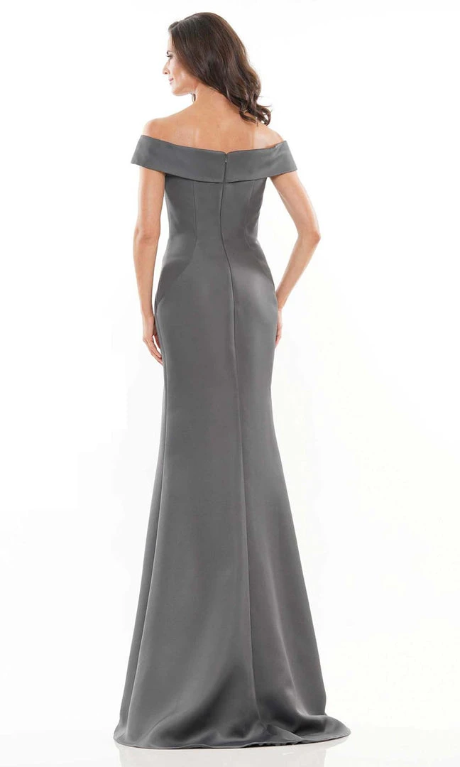 Marsoni By Colors - MV1153 Draped Off Shoulder Gown 4 Marsoni By Colors - MV1153 Draped Off Shoulder Gown