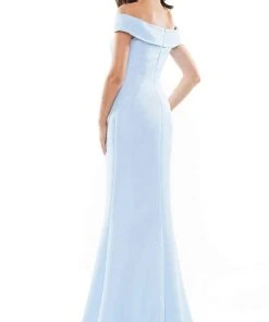 Marsoni By Colors - MV1153 Draped Off Shoulder Gown 9 Marsoni By Colors - MV1153 Draped Off Shoulder Gown