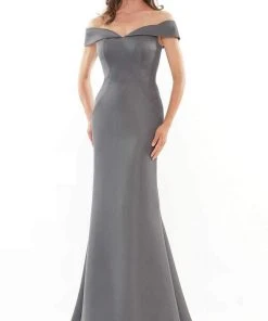Marsoni By Colors - MV1153 Draped Off Shoulder Gown