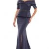 Marsoni By Colors MV1158 - Off-Shoulder Peplum Evening Gown 1 Marsoni By Colors MV1158 - Off-Shoulder Peplum Evening Gown