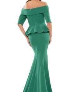 Marsoni By Colors MV1164 - Off Shoulder Mermaid Long Dress 7 Marsoni By Colors MV1164 - Off Shoulder Mermaid Long Dress
