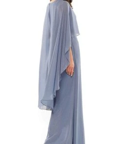 Marsoni By Colors MV1189 - Cape Sleeve Chiffon Formal Dress