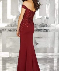 MGNY By Mori Lee - 71616 Embroidered Off-Shoulder Trumpet Dress 11 MGNY By Mori Lee - 71616 Embroidered Off-Shoulder Trumpet Dress