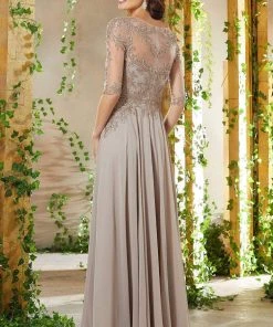 MGNY By Mori Lee - 71908 Bead Embroidered Chiffon A-line Gown 9 MGNY By Mori Lee - 71908 Bead Embroidered Chiffon A-line Gown