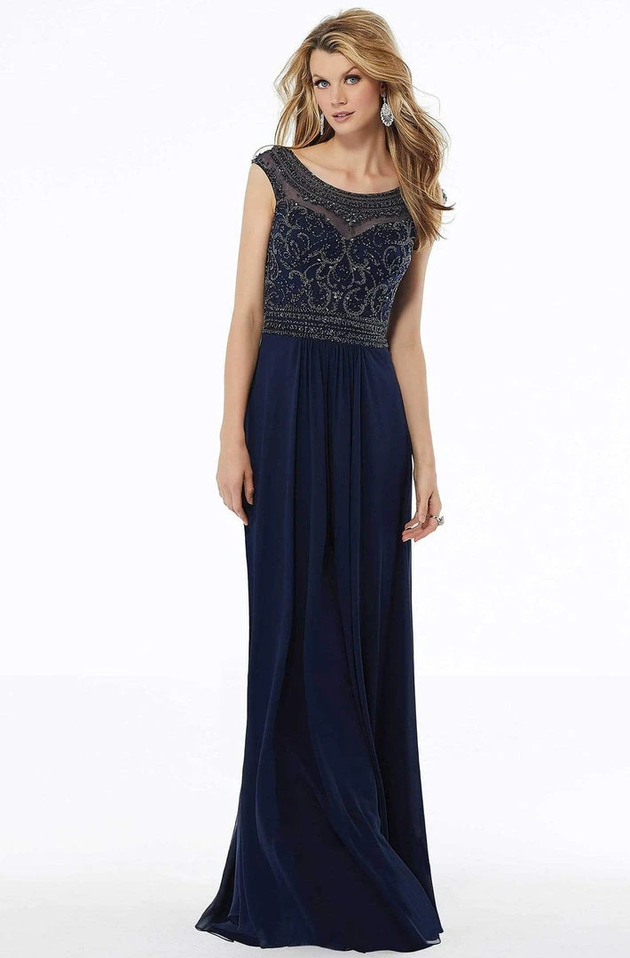 MGNY By Mori Lee - 72104 Beaded Scoop A-Line Dress 3 MGNY By Mori Lee - 72104 Beaded Scoop A-Line Dress