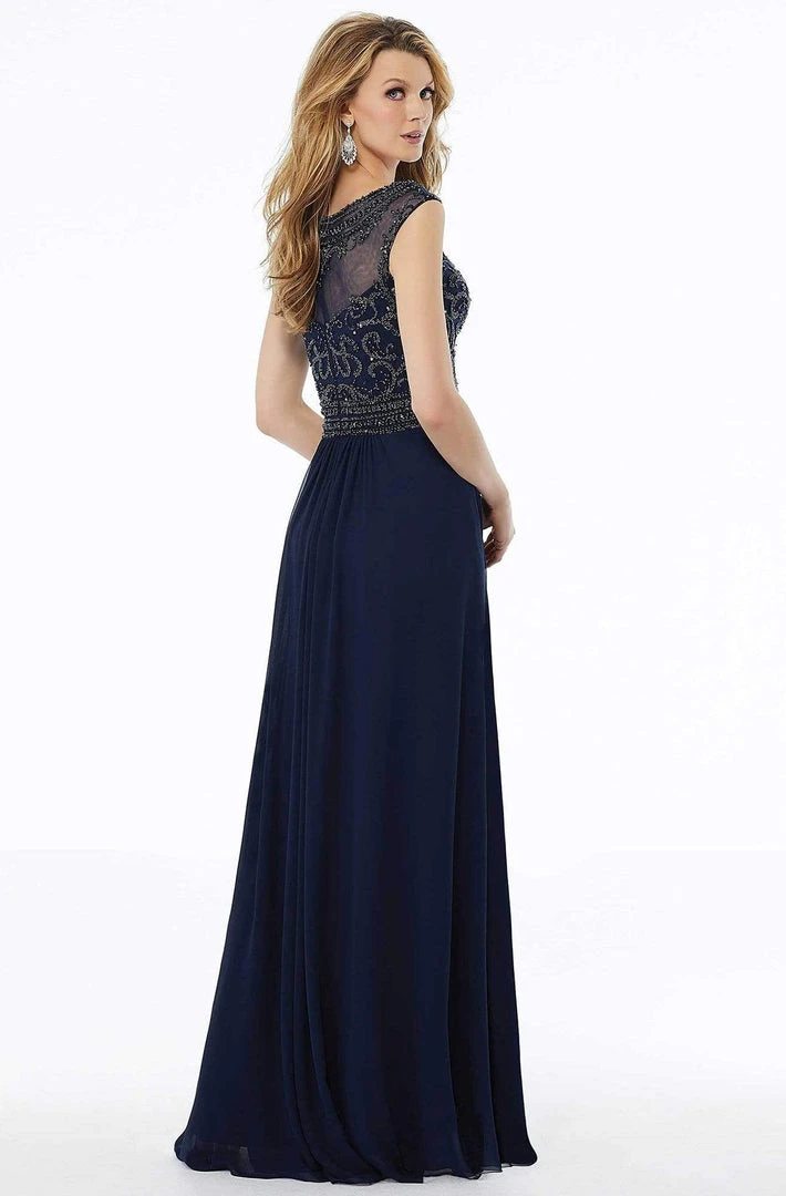 MGNY By Mori Lee - 72104 Beaded Scoop A-Line Dress 4 MGNY By Mori Lee - 72104 Beaded Scoop A-Line Dress