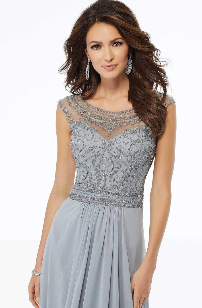 MGNY By Mori Lee - 72104 Beaded Scoop A-Line Dress 7 MGNY By Mori Lee - 72104 Beaded Scoop A-Line Dress