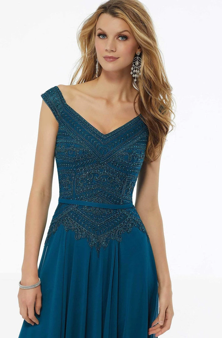 MGNY By Mori Lee - 72134 Embroidered Off-Shoulder A-line Gown 7 MGNY By Mori Lee - 72134 Embroidered Off-Shoulder A-line Gown