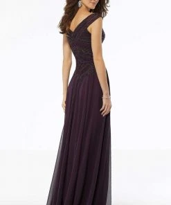 MGNY By Mori Lee - 72134 Embroidered Off-Shoulder A-line Gown 8 MGNY By Mori Lee - 72134 Embroidered Off-Shoulder A-line Gown