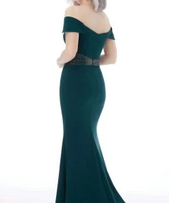 MGNY By Mori Lee - 72215 Beaded Waist Off Shoulder Mermaid Gown 9 MGNY By Mori Lee - 72215 Beaded Waist Off Shoulder Mermaid Gown