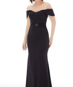 MGNY By Mori Lee - 72215 Beaded Waist Off Shoulder Mermaid Gown