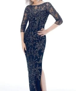 MGNY By Mori Lee - 72232 Fully Beaded Net Sheath Evening Gown 10 MGNY By Mori Lee - 72232 Fully Beaded Net Sheath Evening Gown