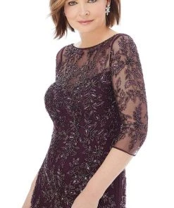 MGNY By Mori Lee - 72232 Fully Beaded Net Sheath Evening Gown 9 MGNY By Mori Lee - 72232 Fully Beaded Net Sheath Evening Gown