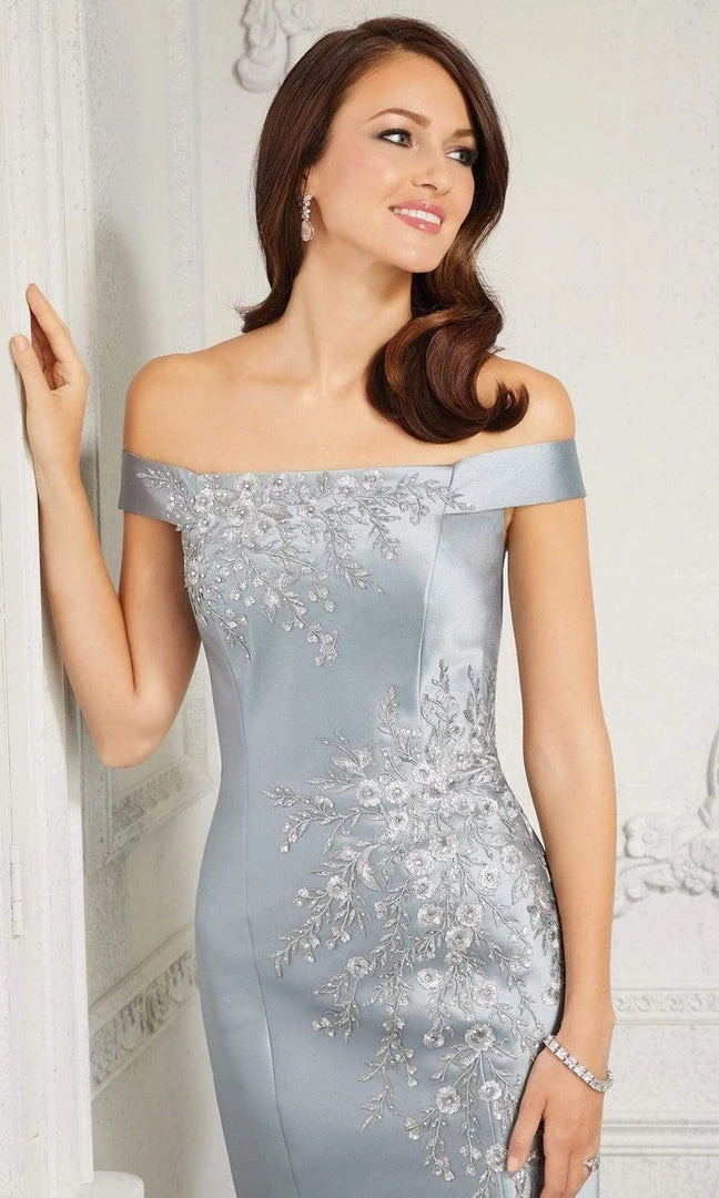 MGNY By Mori Lee - 72408 Floral Embroidery Detailed Trumpet Gown 4 MGNY By Mori Lee - 72408 Floral Embroidery Detailed Trumpet Gown