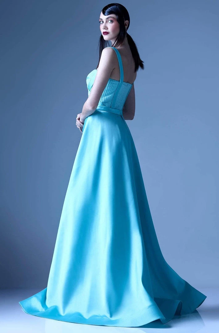 MNM Couture - G0926 Embellished Sweetheart A-line Dress With Slit 4 MNM Couture - G0926 Embellished Sweetheart A-line Dress With Slit