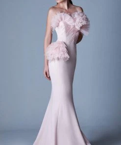 MNM COUTURE - G1091 Ruffled Sweetheart Mermaid Dress