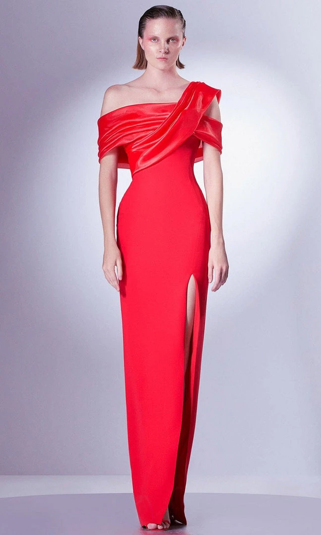 MNM Couture G1346 - Sash Ornate Evening Gown 3 MNM Couture G1346 - Sash Ornate Evening Gown