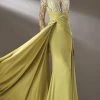 MNM COUTURE - K3893 Long Sleeves Sheath Evening Dress 2 MNM COUTURE - K3893 Long Sleeves Sheath Evening Dress