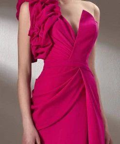 MNM COUTURE - K3904 Asymmetrical A-Line Evening Dress 7 MNM COUTURE - K3904 Asymmetrical A-Line Evening Dress