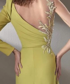 MNM COUTURE - K3908 Illusion Jewel A-Line Evening Dress 9 MNM COUTURE - K3908 Illusion Jewel A-Line Evening Dress