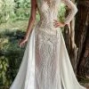 MNM Couture K3919 - Jeweled Overskirt Evening Gown