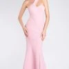 MNM COUTURE - M0003 Asymmetric One Shoulder Mermaid Gown 1 MNM COUTURE - M0003 Asymmetric One Shoulder Mermaid Gown