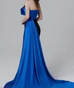 MNM COUTURE N0463 - Strapless Overskirt Evening Dress 5 MNM COUTURE N0463 - Strapless Overskirt Evening Dress