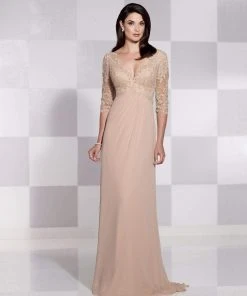 Mon Cheri - 115617 Lace Floral Evening Dress