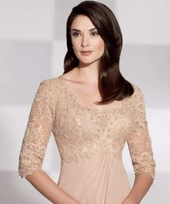 Mon Cheri - 115617 Lace Floral Evening Dress