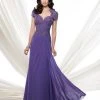 Mon Cheri 115974W DRESS IN PURPLE