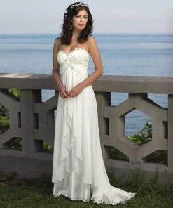 Mon Cheri 18107 Strapless Sweetheart A-line Dress