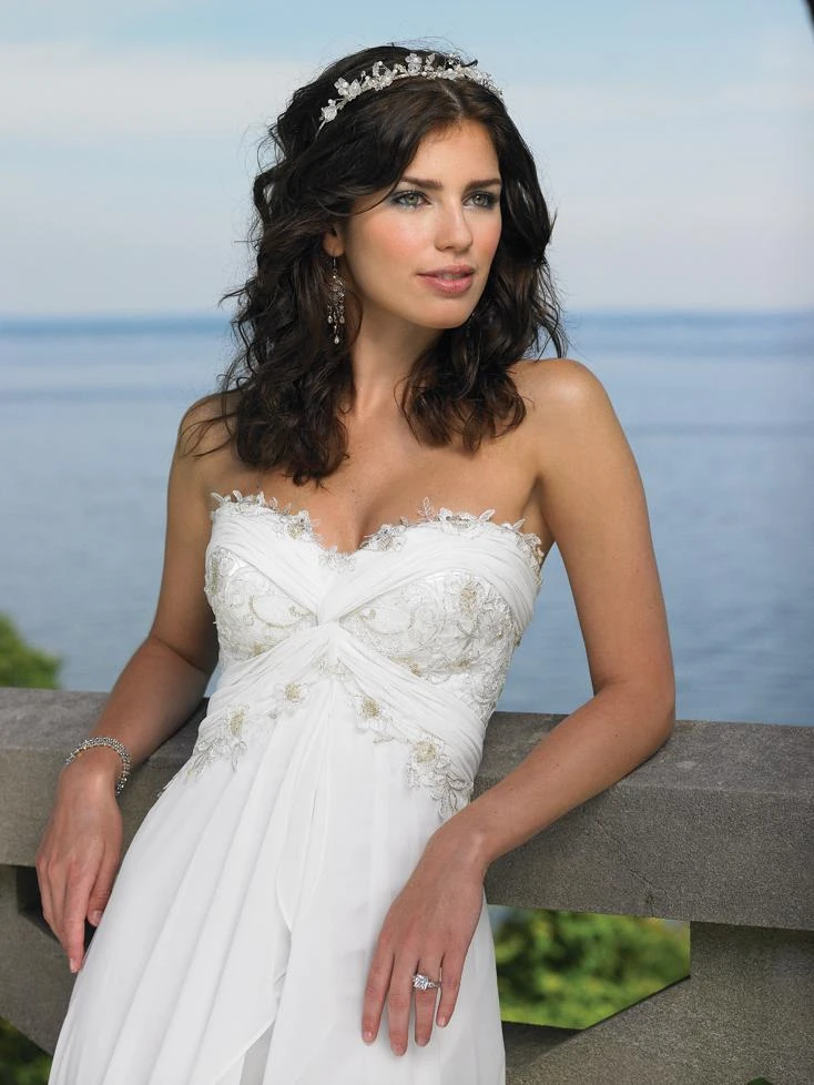 Mon Cheri 18107 Strapless Sweetheart A-line Dress 4 Mon Cheri 18107 Strapless Sweetheart A-line Dress