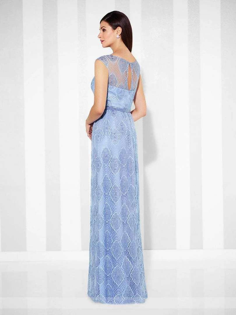 Mon Cheri Allover Soft Lace Sheath Dress 117608 - 1 Pc Lt Periwinkl In Size 6 Available 4 Mon Cheri Allover Soft Lace Sheath Dress 117608 - 1 Pc Lt Periwinkl In Size 6 Available