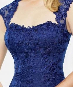 Mon Cheri Embroidered Lace Queen Anne Dress 217934 - 1 Pc Merlot In Size 12 Available 8 Mon Cheri Embroidered Lace Queen Anne Dress 217934 - 1 Pc Merlot In Size 12 Available