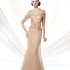 Ivonne D By Mon Cheri - 214D59 Lace Applique Quarter Sleeve Gown