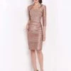 Mon Cheri Two-Piece Embellished Shantung Dress In Rose Quartz 115856 1 Mon Cheri Two-Piece Embellished Shantung Dress In Rose Quartz 115856