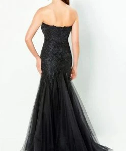 Montage By Mon Cheri - 118964 Strapless Tulle Trumpet Gown