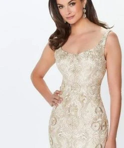 Montage By Mon Cheri - 119933 Gown With Separate Sleeves 8 Montage By Mon Cheri - 119933 Gown With Separate Sleeves